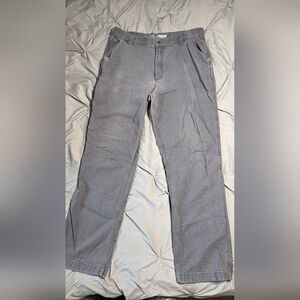 Carhartt Men’s Relaxed Fit Work Pants Gray 38x34 Durable Utility